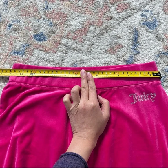 Vintage Juicy Couture Pink Velour Tracksuit Set Rhinestone Y2K Hoodie Pants - Picture 5 of 10